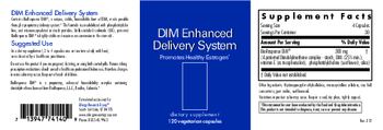 Allergy Research Group DIM Enhanced Delivery System - supplement