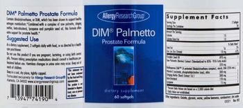 Allergy Research Group DIM Palmetto - supplement