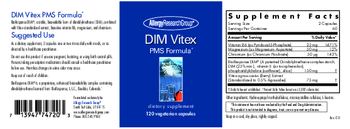 Allergy Research Group DIM Vitex PMS Formula - supplement