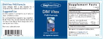 Allergy Research Group DIM Vitex PMS Formula - supplement