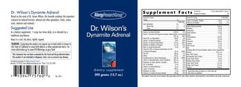 Allergy Research Group Dr. Wilson's Dynamite Adrenal - supplement