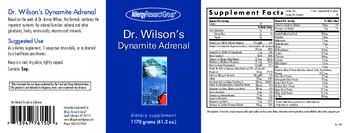 Allergy Research Group Dr. Wilson's Dynamite Adrenal - supplement