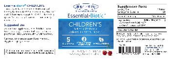 Allergy Research Group Essential-Biotic Children's Cherry Chewable Tablets - supplement