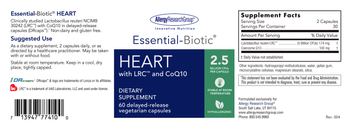 Allergy Research Group Essential-Biotic Heart with LRC and CoQ10 - supplement