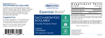 Allergy Research Group Essential-Biotic Saccharomyces boulardii - supplement