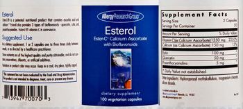 Allergy Research Group Esterol Ester-C Calcium Ascorbate With Bioflavonoids - supplement