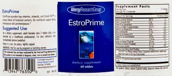 Allergy Research Group EstroPrime - supplement