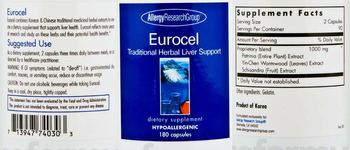 Allergy Research Group Eurocel Traditional Herbal Liver Support - supplement