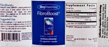 Allergy Research Group FibroBoost - supplement