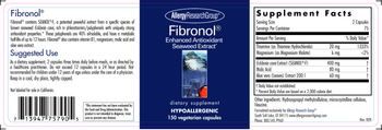 Allergy Research Group Fibronol - supplement