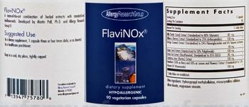 Allergy Research Group FlaviNOx - supplement