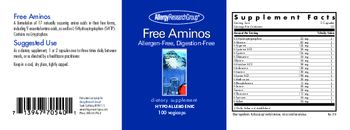 Allergy Research Group Free Aminos - supplement