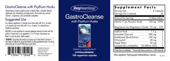 Allergy Research Group GastroCleanse with Psyllium Husks - supplement