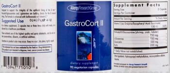 Allergy Research Group GastroCort II - supplement