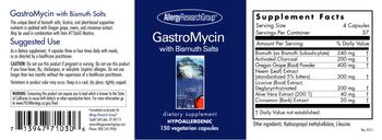 Allergy Research Group GastroMycin with Bismuth Salts - supplement