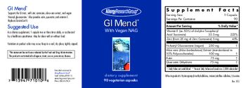 Allergy Research Group GI Mend - supplement