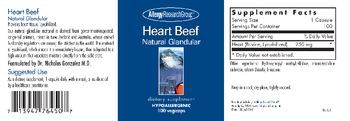 Allergy Research Group Heart Beef Natural Glandular - supplement