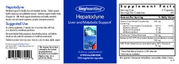 Allergy Research Group Hepatodyne - supplement