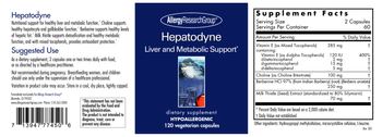 Allergy Research Group Hepatodyne - supplement