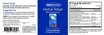 Allergy Research Group Herbal Adapt - supplement