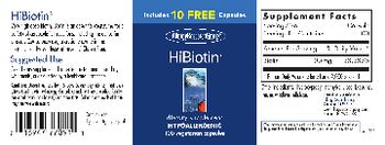 Allergy Research Group HiBiotin - supplement