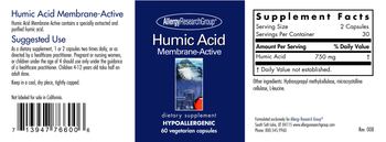 Allergy Research Group Humic Acid Membrane-Active - supplement