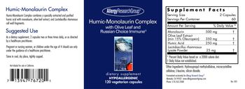 Allergy Research Group Humic-Monolaurin Complex - supplement