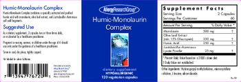 Allergy Research Group Humic-Monolaurin Complex - supplement