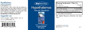 Allergy Research Group Hypothalamus - supplement