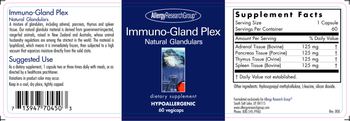 Allergy Research Group Immuno-Gland Plex - supplement