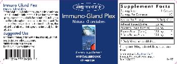 Allergy Research Group Immuno-Gland Plex Natural Glandulars - supplement