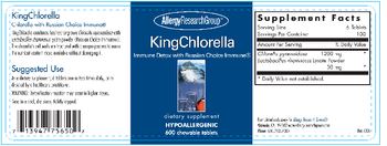 Allergy Research Group KingChlorella - supplement