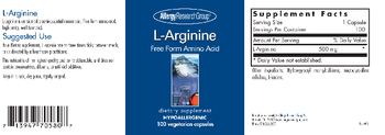 Allergy Research Group L-Arginine - supplement