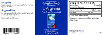 Allergy Research Group L-Arginine - supplement