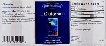 Allergy Research Group L-Glutamine - supplement