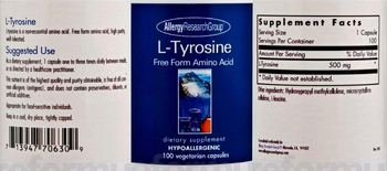 Allergy Research Group L-Tyrosine - supplement