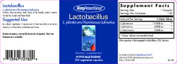 Allergy Research Group Lactobacillus - supplement