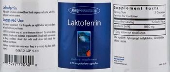 Allergy Research Group Laktoferrin - supplement