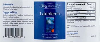 Allergy Research Group Laktoferrin - supplement
