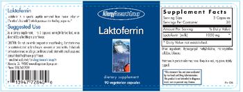 Allergy Research Group Laktoferrin - supplement