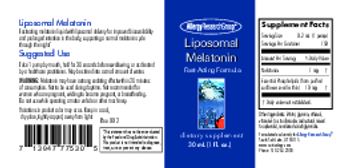 Allergy Research Group Liposomal Melatonin - supplement