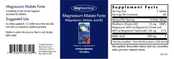 Allergy Research Group Magnesium Malate Forte - supplement