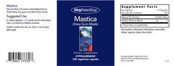 Allergy Research Group Mastica - supplement