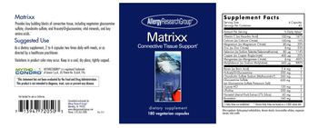 Allergy Research Group Matrixx - supplement