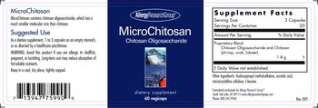 Allergy Research Group MicroChitosan - supplement