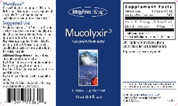 Allergy Research Group Mucolyxir - supplement