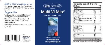 Allergy Research Group Multi-Vi-Min without Copper & Iron - supplement