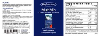 Allergy Research Group MultiMin - supplement