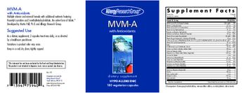 Allergy Research Group MVM-A with Antioxidants - supplement