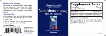 Allergy Research Group Nattokinase 100 mg - supplement
